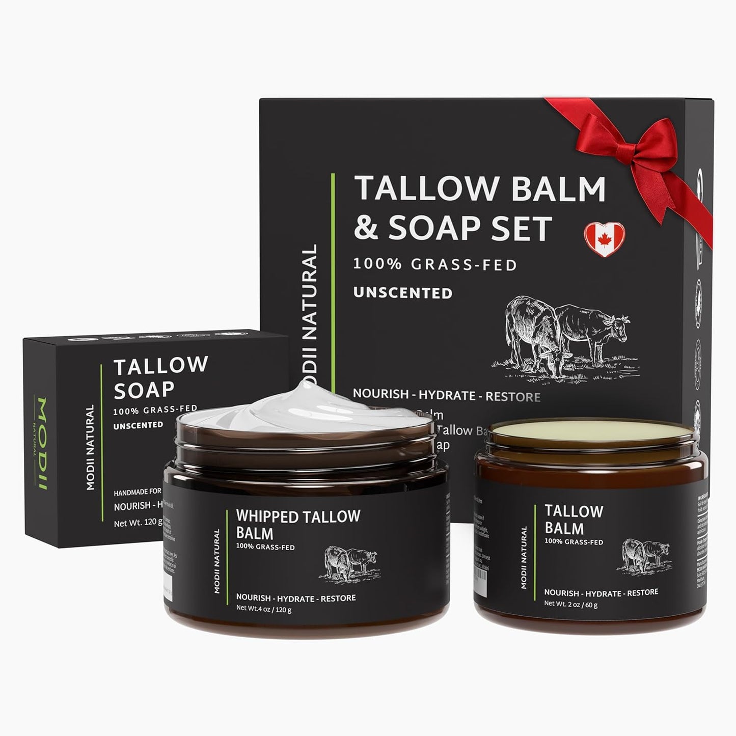 Organic Beef Tallow Skincare Set