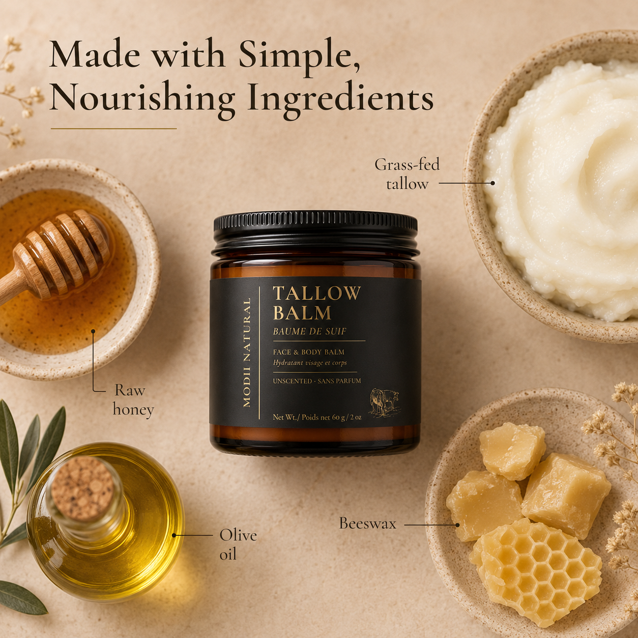 MODII Natural Tallow Balm