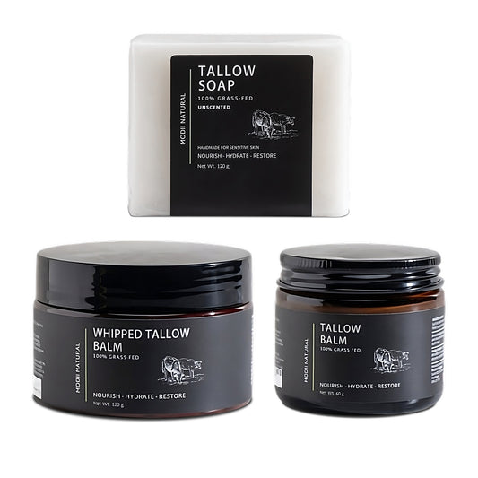 Organic Beef Tallow Skincare Set