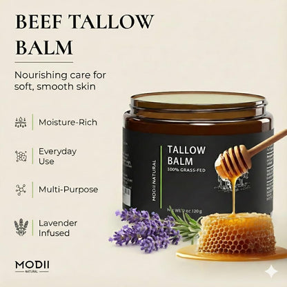MODII Natural Handmade Tallow Balm – Lavender – 60g