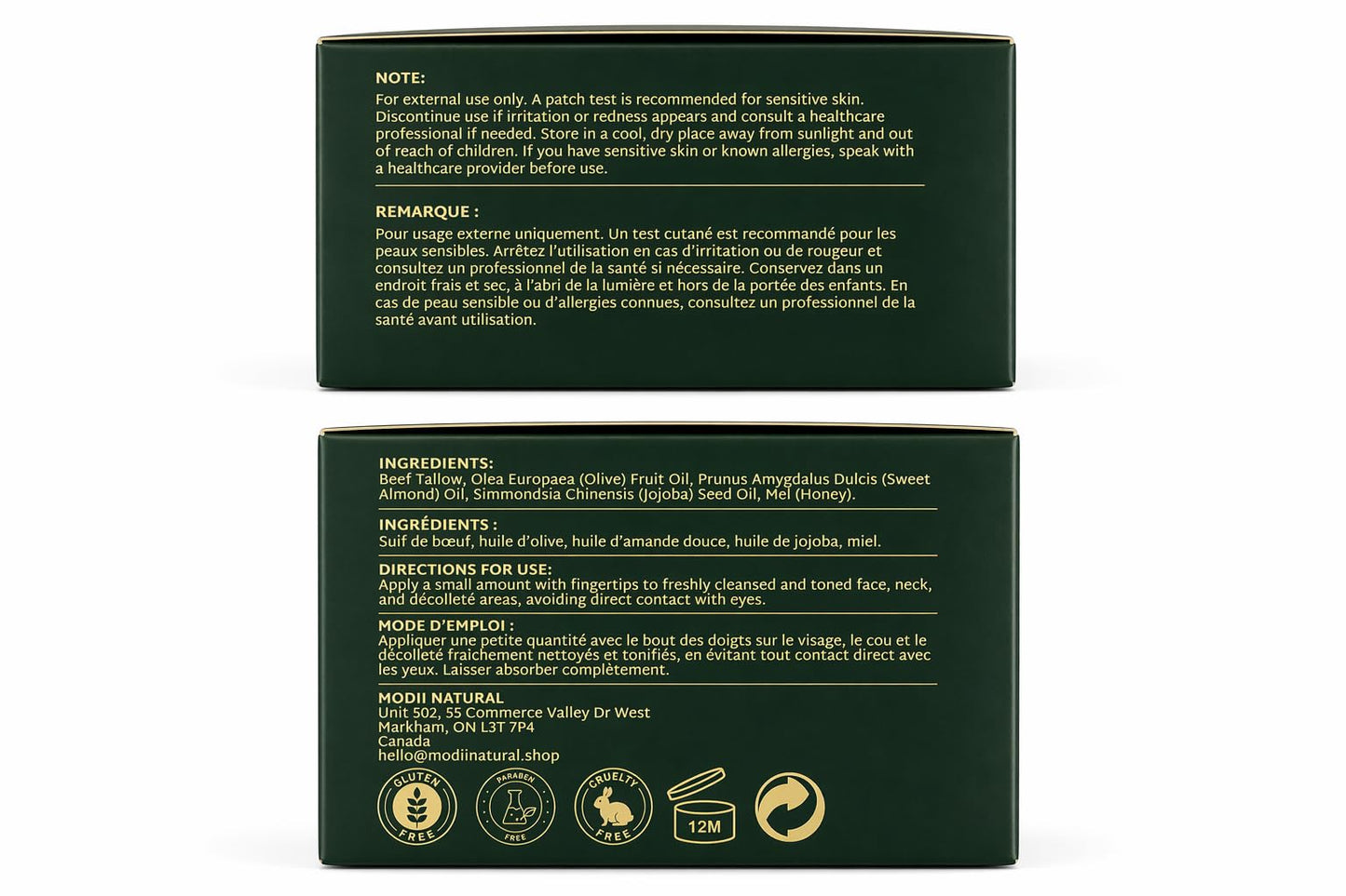 MODII Natural Whipped Tallow Balm (120g)