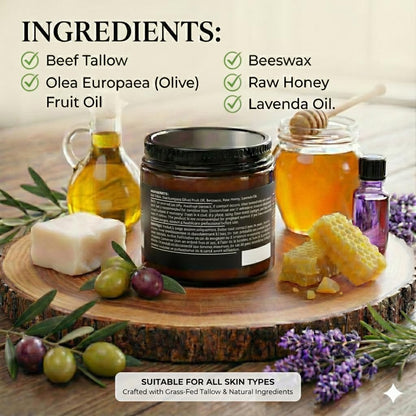MODII Natural Handmade Tallow Balm – Lavender – 60g