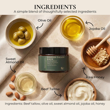 MODII Natural Whipped Tallow Balm (120g)