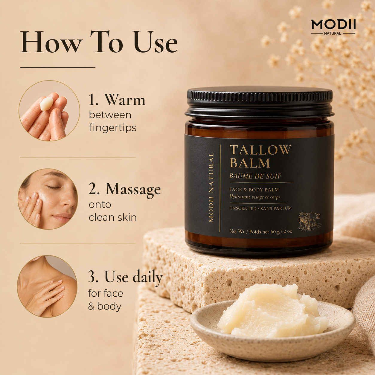 MODII Natural Tallow Balm