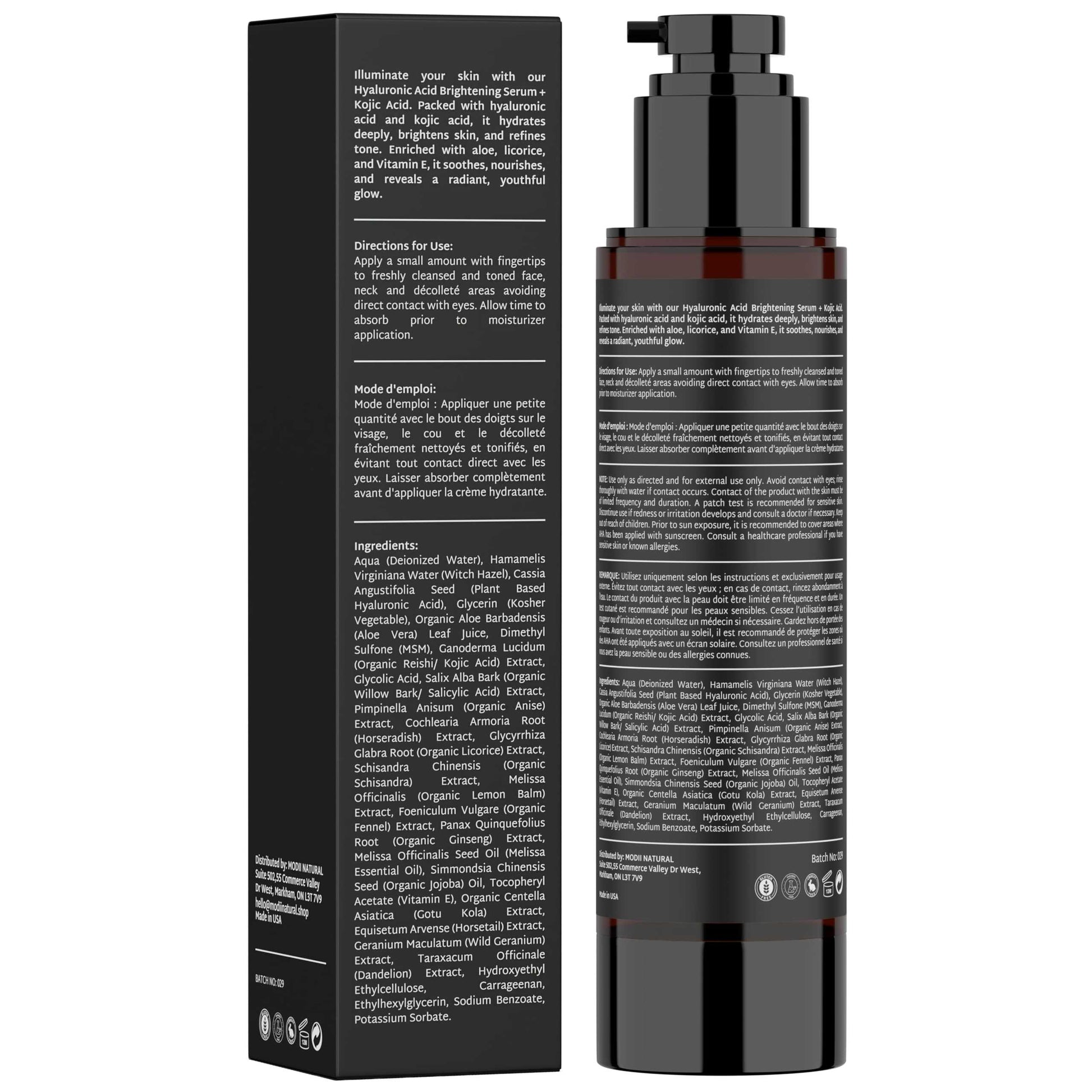 Hyaluronic and Kojic Acid