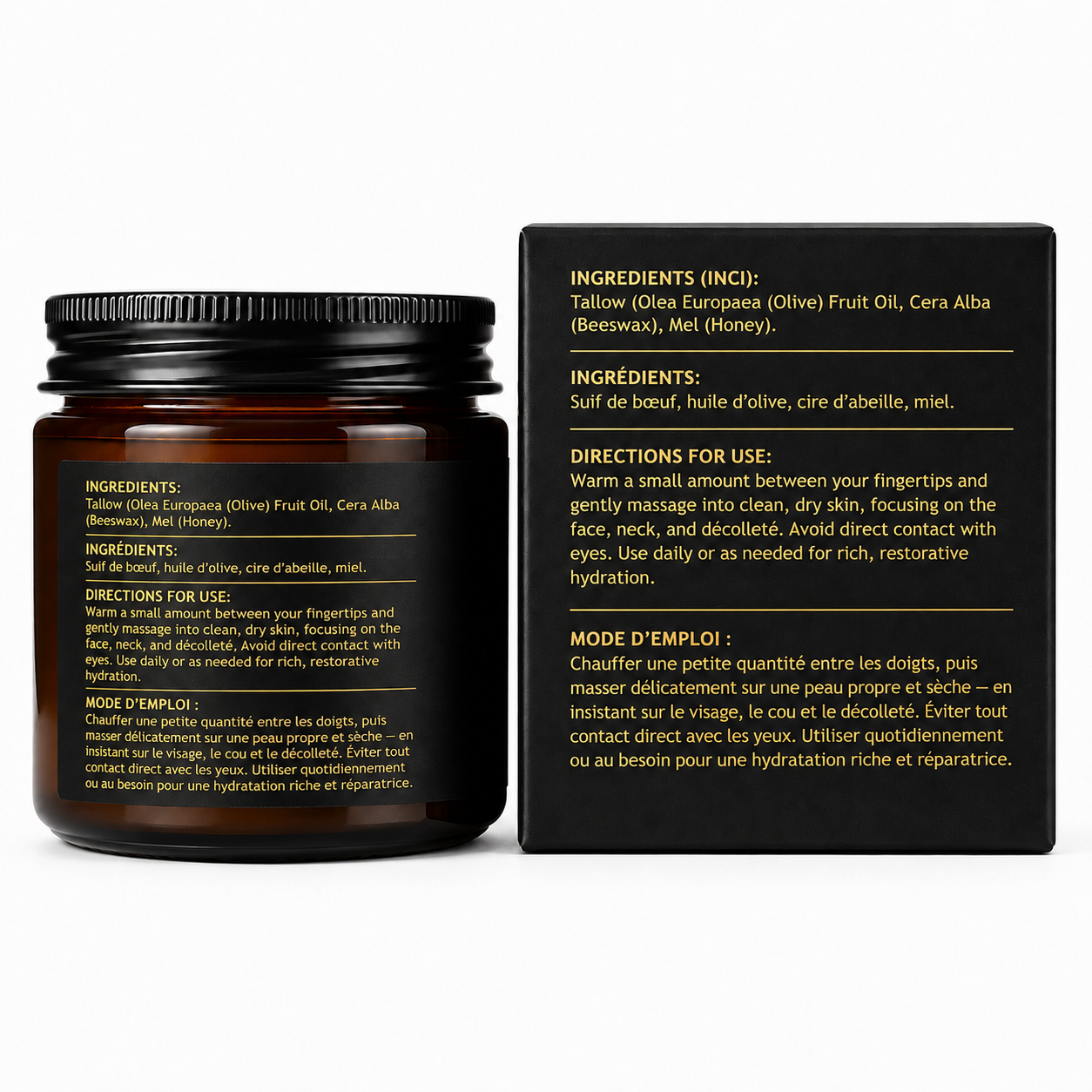 Natural Handmade Tallow Balm - 60g
