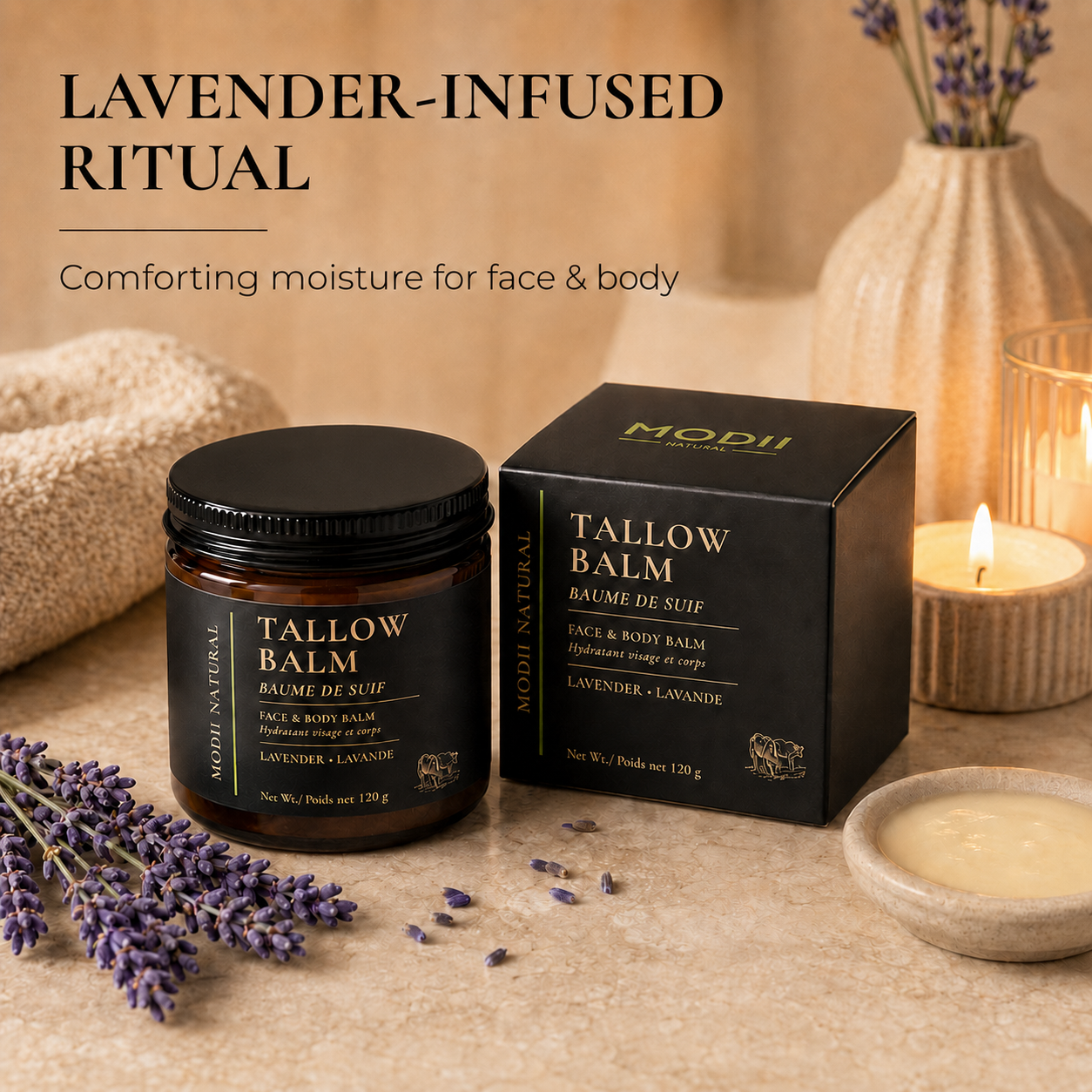MODII Natural Lavender Tallow Balm