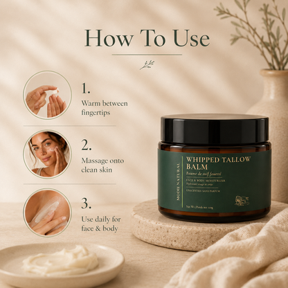 MODII Natural Whipped Tallow Balm (120g)