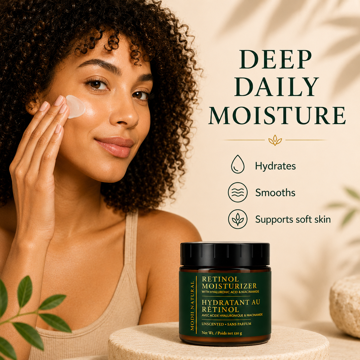 MODII Natural Retinol Face Moisturizer - 120ml