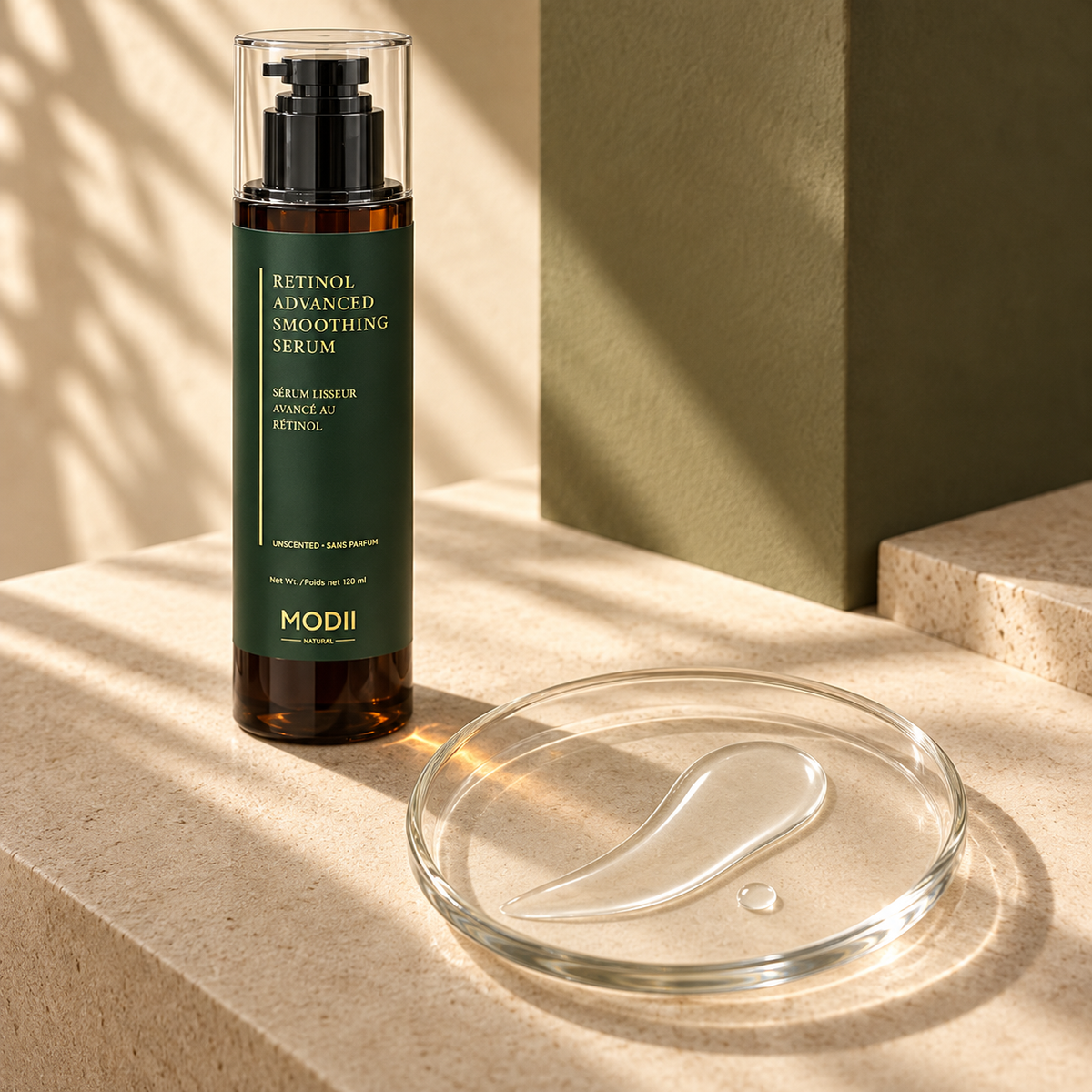 MODII Natural Retinol Advanced Smoothing Serum - 120ml — product texture detail